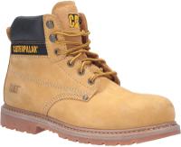 p724627 CAT P724627 Brown Steel Toe Capped Unisex Safety Boots, UK 8, EU 42