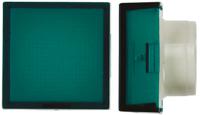 563211-605 Green Square Push Button Lens for use with TP2 Series