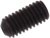 530-028 Black, Self-Colour Steel Hex Socket Set M6 x 12mm Grub Screw