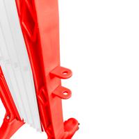 cbr-801-sbs Viso Red/White Polypropylene Extendable Barrier