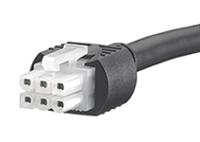 245135-0620 Molex 6 Way Female Mini-Fit Jr. to 6 Way Female Mini-Fit Jr. Wire to Board Cable, 2m