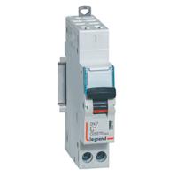 406875 Legrand DNX3 Circuit Breaker, 1P, 1A Curve C, 230V AC, 6 kA Breaking Capacity