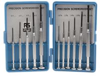 537-883 RS PRO Phillips; Slotted Precision Screwdriver Set, 11-Piece