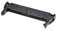 n3433-5302rb 3M 3000 Series Right Angle Through Hole PCB Header, 50 Contact(s), 2.54 mm Pitch, 2 Row, Shrouded