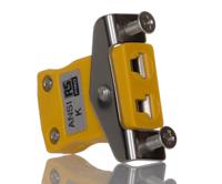 262-3142 RS PRO Miniature Thermocouple Connector for Use with Thermocouple, 4mm Probe, ANSI, RoHS Compliant Standard
