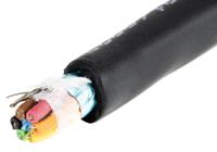 45096-bk005 Alpha Wire Xtra-Guard 4 Performance Cable Control Cable, 6 Cores, 0.23 mm² 24 AWG, Screened, 30 m, Black Thermoplastic
