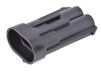 15363993 Delphi, Metri-Pack 630 Automotive Connector Plug Black Cable Mount 2 Way, Crimp Termination