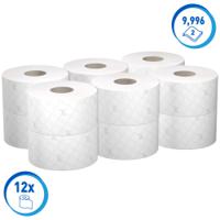 8591 SCOTT 12 rolls of 9996 Sheets Toilet Roll, 2 ply