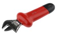 8070v Bahco Adjustable Spanner, 165 mm Overall, 20mm Jaw Capacity, Insulated Handle, VDE/1000V