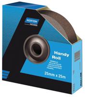 63642531806 Norton P180 Grit Very Fine Sandpaper Roll, 25m x 38mm