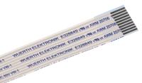 686710200001 Wurth Elektronik WR-FFC Series FFC Ribbon Cable, 10-Way, 1mm Pitch, 200mm Length