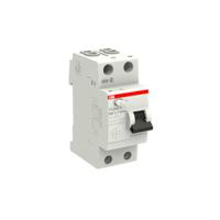 2csf202102r1630 ABB FH200 RCCB, 63A, 2 Pole, 30mA, Type A, 230V