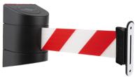 897g-33-d3-gmwc Tensator Red & White Plastic Retractable Barrier, 4.6m, Red, White Tape