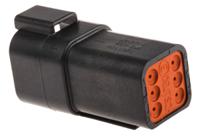 dt04-6p-ce02 Deutsch, DT Automotive Connector Socket 6 Way, Crimp Termination DT04-6P-CE02