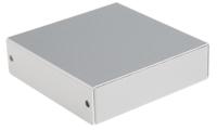 mb9-3-9 Takachi Electric Industrial MB Series Silver Aluminium Enclosure, Silver Lid, 90 x 90 x 25mm