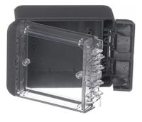 96022124-b-100806-pc-v0-g-7024 Bopla Bocube Series Graphite Grey Polycarbonate V0 Enclosure, IP66, IP68, IK07, Transparent Lid, 113 x 80 x 60mm