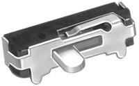 mms-124 KNITTER-SWITCH PCB Slide Switch SPST Latching 200 mA @ 12 V dc, 300 mA @ 6 V dc, 500 mA @ 4 V dc Slide