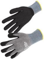 nymfit0007 SINGER SAFETY NYMFIT00 Black, Grey Elastane, Polyamide Work Gloves, Size 7, Nitrile Foam Coating