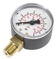 7203556 WIKA Analogue Pressure Gauge 10bar Bottom Entry 50mm Outside Diameter, With RS Calibration