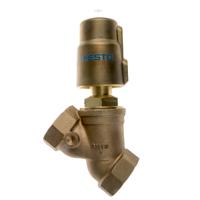 vzxf-l-m22c-m-b-g112-350-m1-v4v4t-50-6 Festo Angle Seat type Pneumatic Actuated Valve, BSP 1-1/2in, 6 bar