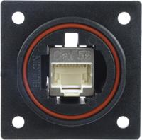 px0870 Bulgin Buccaneer Series Female RJ45 Connector, Flange Mount, Cat5e Straight 1 Port 8 -Way