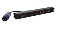6-468-15 Legrand IEC C13 12 Gang Trailing Sockets & Power Distribution, 3m Cable, No, 16A