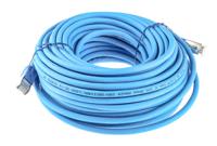 791-7040 RS PRO, 20m Cat6, Blue RJ45 to Male RJ45 Male, F/UTP Shielded, Terminated LSZH Sheath