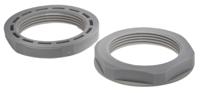 822-9710 RS PRO Grey Nylon 66 Cable Gland Locknut, PG29 Thread, IP68