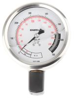 gf20b Enerpac Analogue Pressure Gauge 700bar Bottom Entry 100mm Outside Diameter, UKAS