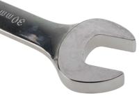 487-286 RS PRO Combination Ratchet Spanner, 30mm, Metric, Double Ended