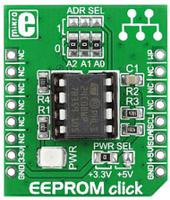 mikroe-1200 MikroElektronika MIKROE-1200, EEPROM Click EEPROM Add On Board for mikroBUS