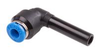 qsl-6h-4 Festo QSL Series Elbow Tube-toTube Adaptor, Push In 6 mm to Push In 4 mm, Tube-to-Tube Connection Style, 153061