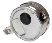 257-8381 RS PRO G 1/2 Analogue Pressure Gauge 0bar Bottom Entry 100mm Outside Diameter