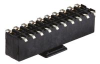 1-969973-0 TE Connectivity AMPMODU HV100 Series Straight Surface Mount PCB Socket, 20-Contact, 2-Row, 2.54mm Pitch, Solder
