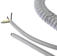 70002634 Lapp ÖLFLEX Coiled 0.75 mm² 4 Core Power Cable Polyurethane PUR, 0.5m