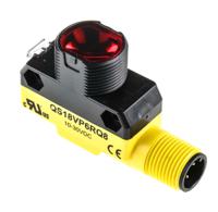 qs18vp6rq8 Banner Through Beam Photoelectric Sensor, Barrel Sensor, 20 m Detection Range