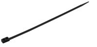 224-3175 RS PRO Cable Tie, 370mm x 4.8 mm, Black Nylon, Pk-100