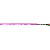 2170620 Lapp UNITRONIC BUS Series Bus Cable, 2 Cores, Screened, Aluminium Foil, Tinned Copper Braid Shield, PROFIBUS Cable