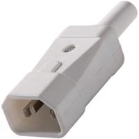 282-5489 RS PRO C14 Cable Mount IEC Connector Male, 10A, 250 V
