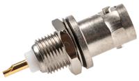 j01001a0614 Telegartner, Jack Panel Mount BNC Connector, 50Ω, Solder Termination, Straight Body