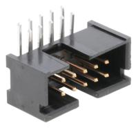 5103310-1 TE Connectivity AMP-LATCH Series Right Angle Through Hole PCB Header, 10 Contact(s), 2.54 mm Pitch, 2 Row, Shrouded