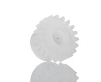 521-7023 RS PRO POM 20 Teeth Spur Gear, 0.5 Module, 4mm Bore Diam, 10mm Pitch Diam, 8mm Hub Diam