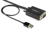 vga2hdmm2m StarTech.com 2 port HDMI to VGA Video Converter, 2m Length - 1920 x 1080 Maximum Resolution