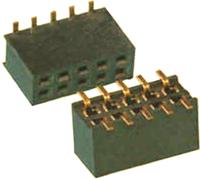 20021321-00010c4lf Amphenol ICC MINITEK Series Straight Surface Mount PCB Socket, 10-Contact, 2-Row, 1.27mm Pitch, Solder Termination