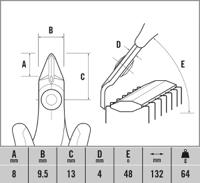 t3884 CK ESD Safe Side Cutters