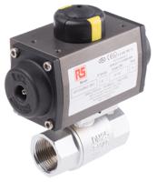 760-5589 RS PRO Ball type Pneumatic Actuated Valve, BSP 1in, 40 bar
