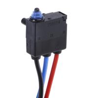 d2hw-br201m Omron Pin Plunger Micro Switch, Pre-wired Terminal, 2 A @ 12 V dc, SPDT, IP67
