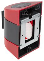 897-21-d3 Tensator Red & White Plastic Retractable Barrier, 4.6m, Red, White Tape