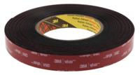 3m-5952f-19mm-x-11m 3M 5952F, VHB™ Black Foam Tape, 19.0mm x 11.0m, 1.10mm Thick