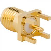 132134rp Amphenol RF, Jack Through Hole RP-SMA, PCB Termination, Straight Body